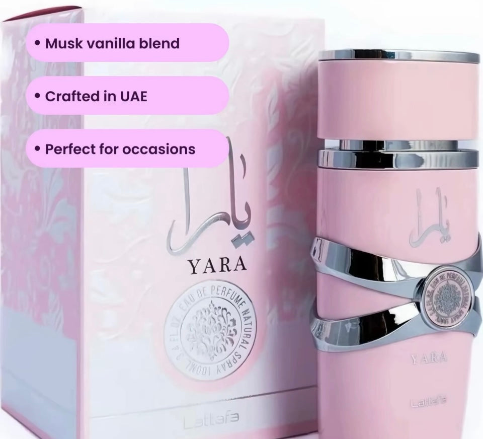 Yara Pink By Lataffa 100ml