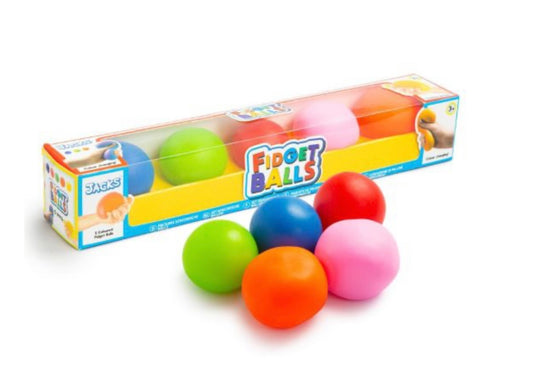 5 Pack Sensory Fidget Stress Balls for Kids & Adults – Squishy Anxiety Relief Toys