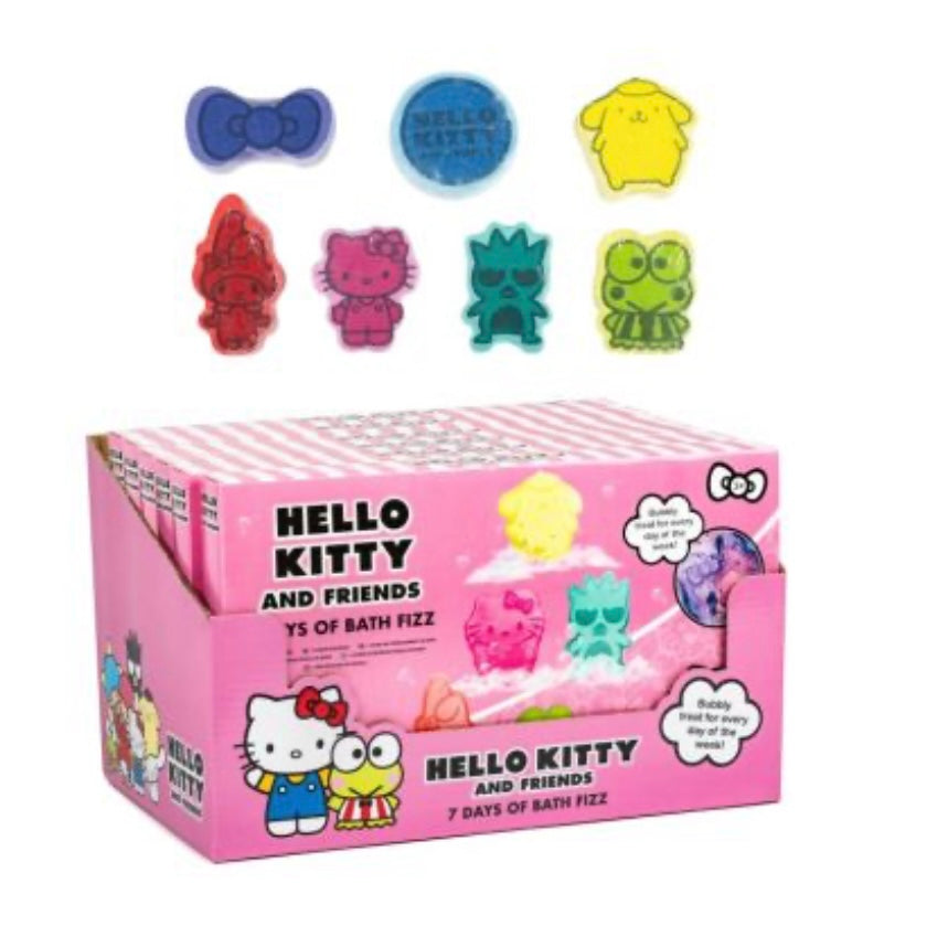 Hello Kitty 7 Day Bath Fizzers